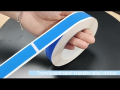 45um 1mil Tamper Proof Seal Security Sticker Zilver Matte Semi Transfer Met hoog residu