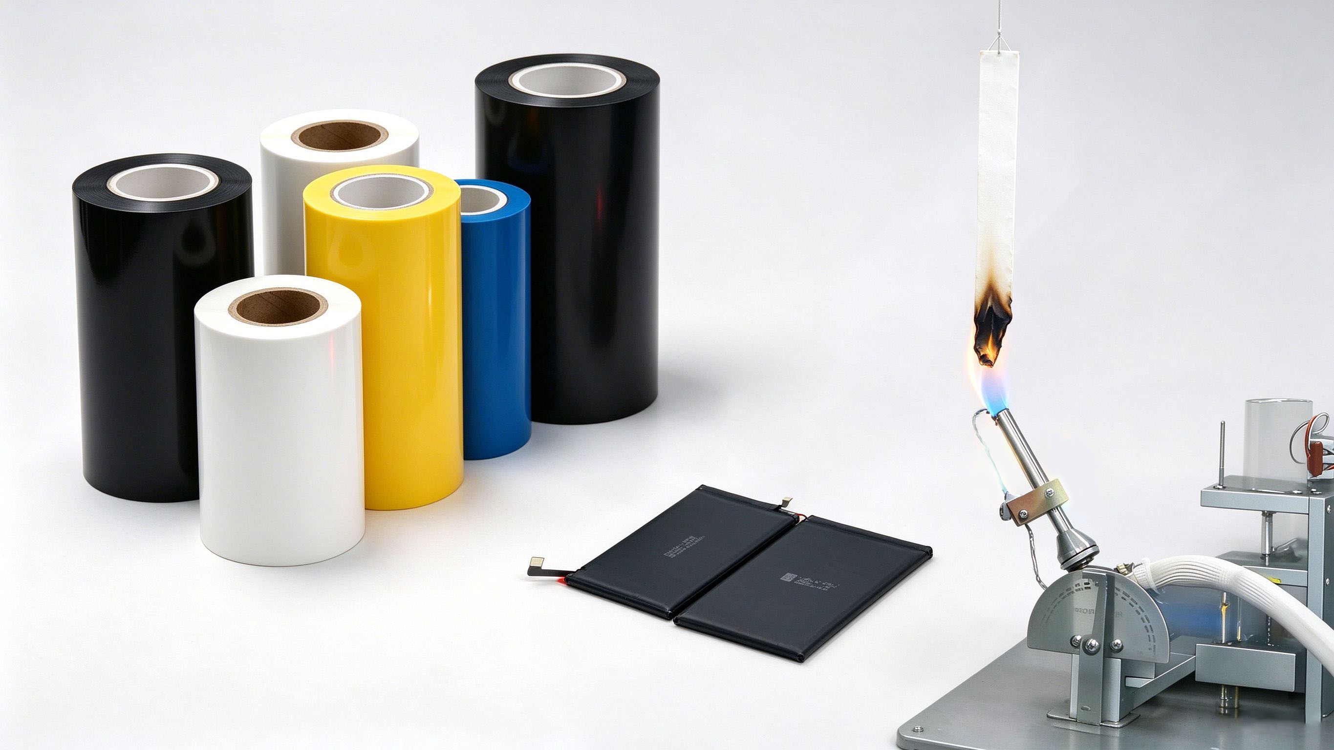 FLAME-RETARDANT LABEL MATERIALS