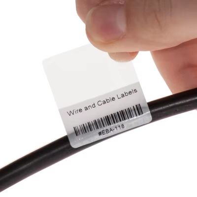 Custom Waterproof Cable Labels with Strong Adhesive